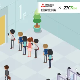 Mitsubishi Electric Building Solutions × ZKTeco